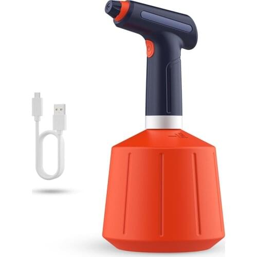 Dropshipping Electric Garden Watering Can Car Wash Mist Spray Bottle Adjustable Spout USB Chargeable Sprayer House Disinfection