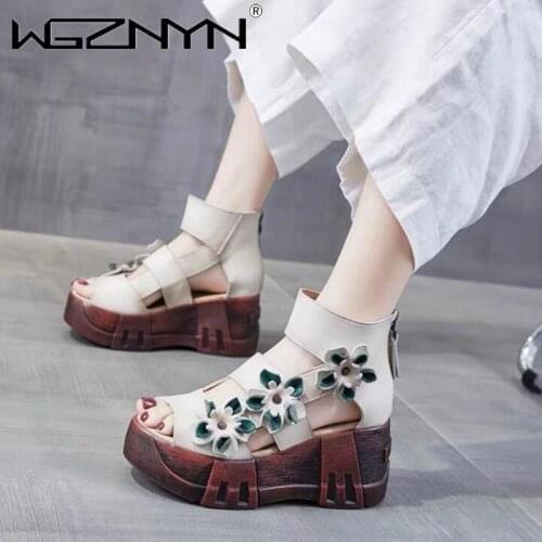 2021 Sandals Shoes Women Platform High Heels Beach Outdoor Sandals Women Shoes Female Sport Roman Shoes Sneakers Sandalias Mujer