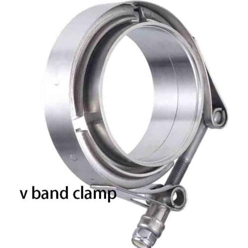 V band Clamp 2/2.25/2.36/3/4 inch Stainless Steel V-band Clamp Male Female Exhaust Flange Stainless Steel Vband Clamps