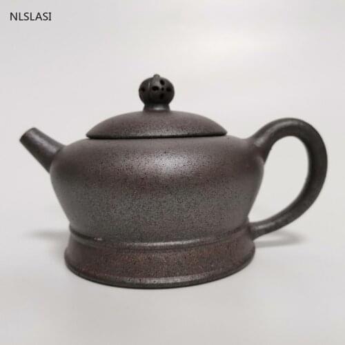 Yixing purple clay Teapot Retro Firewood kiln change teapot Handmade tea set kettle Tea ceremony Customized 240ml