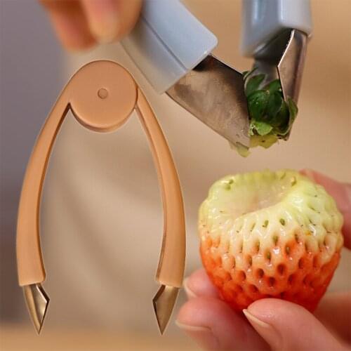 Strawberry Clips Multifunctional Fruit And Vegetable Eyelids Fruit Pineapple Tomato Eyelid Tweezers Kitchen Tools Supplies