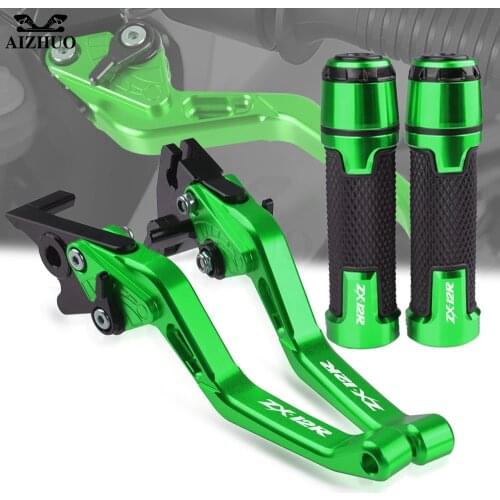 ZX 12R Motorcycle Short Brake Clutch Levers FOR KAWASAKI ZX12R ZX-12R 2000-2005 2004 CNC Aluminum 7/8'' 22MM Hand Grip Handlebar