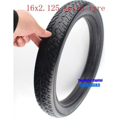 16x2.125 explosion-proofnon mountain bike Anti Stab solid tyres Hot sale bicycle-inflatable solid tires