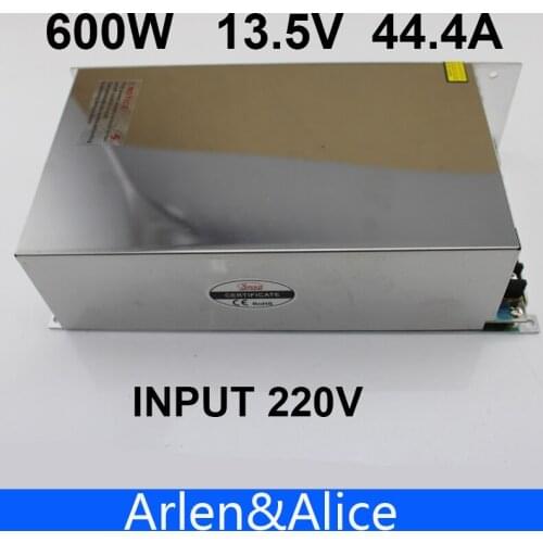 600W 13.5V 44.4A 220V input Single Output Switching power supply AC to DC