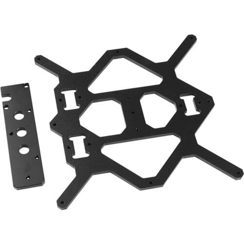 Aluminum 3D Printer Profile Y Carriage Z Bottom Plate With 3pcs U-bolts Holding LM8UU For Prusa Mini 3D Printer Parts