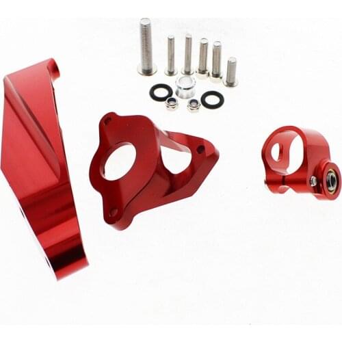 Aluminum Motorcycle Adjustable Steering Stabilizer Damper Mounting Bracket Support Kit For HONDA CBR600RR CBR 600RR 2007 - 2016