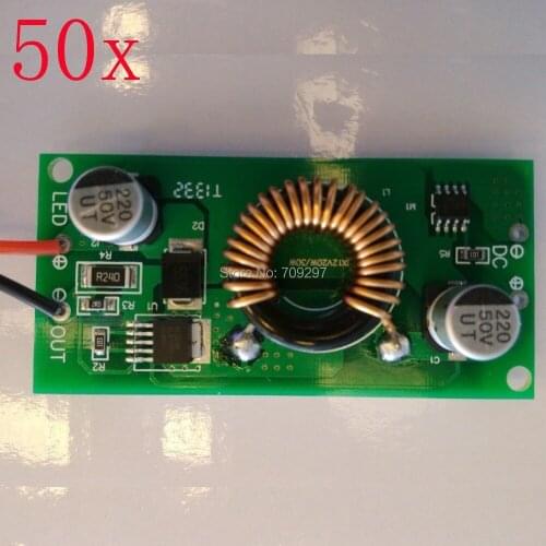 Free DHL/FEDEX 50pcs/lot 12V/24V 20W LED power drive,output 26V~36V 650MA for 20W LED chip 66508