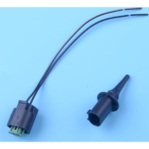 CITALL Outer Ambient Air Temperature Sensor & Plug For Mercedes Benz C E CLK CLS GLK Smart Sprinter Vaneo VW Crafter 0075421318