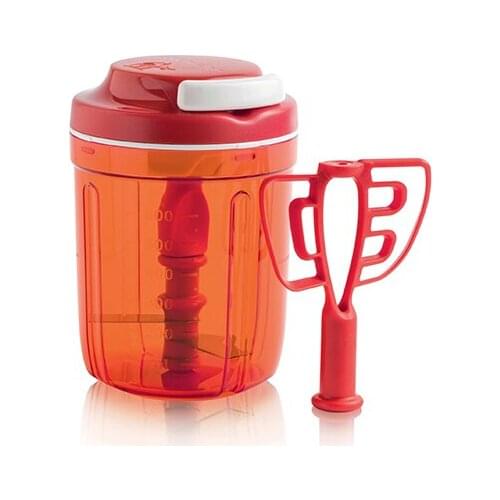 Tupperware Super Chef II Electric Food Processor Chef Multi-Chef Red Shredding And Knocking For Speedy