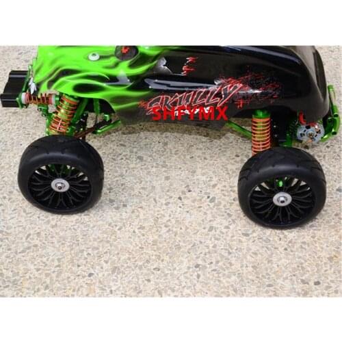 Rc Racing Rim Tyre Tire Wheel for 1/10 - 1/8 RC Car Model Traxxass Slash 4X4 Tellride Craniac Rustler Spare Parts Accessories