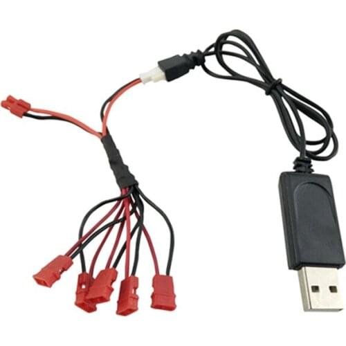 USB Charger Cable with 5 in 1 Conversion Line Spare Part for SYMA X5HC X5HW X5UC X5UW RC Drone Quadcopter Spare Part Accessory
