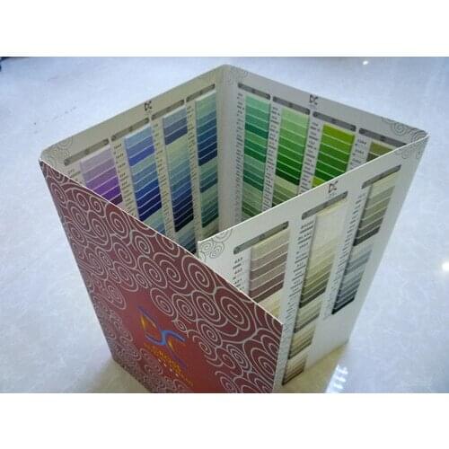 Pretty Top Grade 447 Color Map Book Cross Stitch Thread Best Choice Embroidery Floss Thread