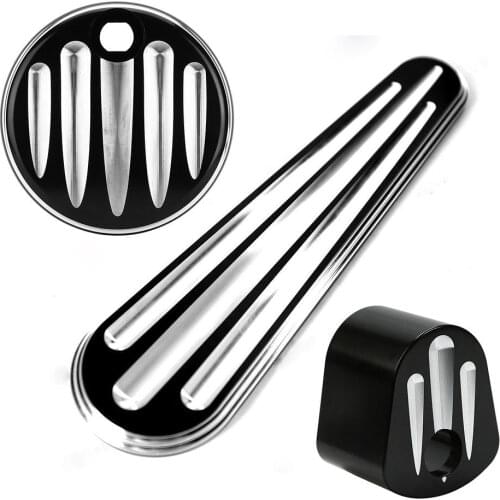 Edge Cut Fuel Tank Door&Dash Track Insert&Ignition Cap For Harley Touring 08-13