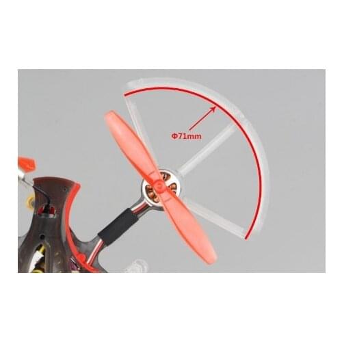 LDARC 65mm Propeller Bumper Guard Half Surround Prop Ring Cover Guard For AK103 2.5inch Toothpick Frame 1102 11015 0803 Motor