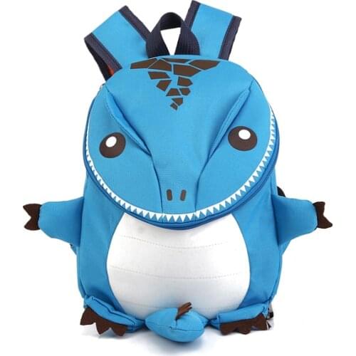 Cute cartoon baby sling backpack toddler traction rope safety anti-lost backpack sling baby walker dinosaur children backpack