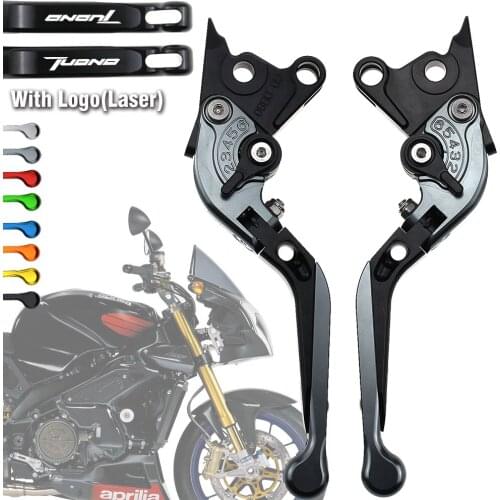 Motorcycle Folding Extendable CNC Moto Adjustable Clutch Brake Levers for Aprilia TUONO / R 2003 2004 2005 2006 2007 2008 2009