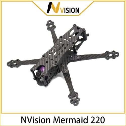TCMMRC FPV Mermaid 220 5-inch Drone Rack with 3D Printed Parts of RC FPV Racing Drone Hybrid-X Suitable for Outdoor Fancy Flying