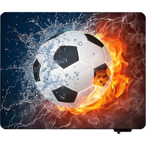 Office Computer Desk Mat Table Keyboard Mouse Pad Cool Soccer Ball Art Amazing Football Cushion Non-slip Mat Gamer Mousepad Mat