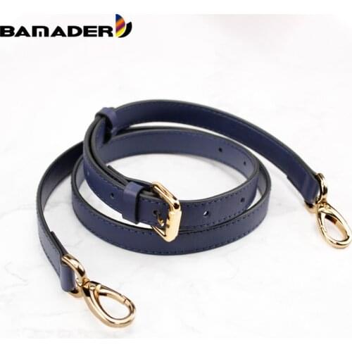 Adjustable Leather Narrow Bag Strap Bag Replacement Strap Shoulder Crossbody Bag Accessories High Quality Woman Shoulder Straps