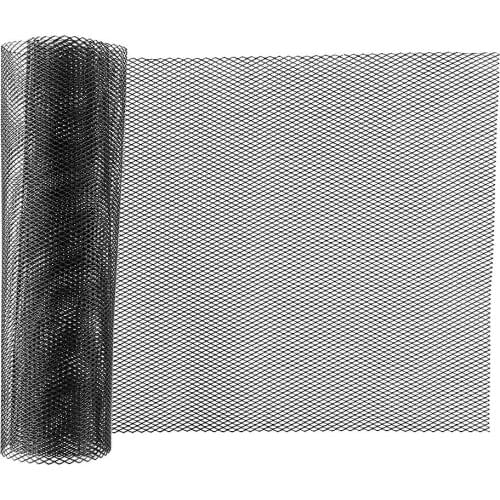 Universal 3x6mm Aluminum Alloy Car Grille Mesh Sheet Grid Body Bumper Rhombic Grill fit for any bumper, body kit, mudguard