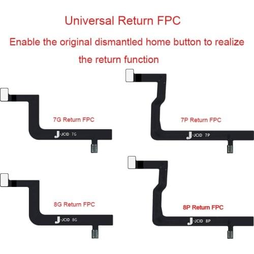 JC Universal Fingerprint FPC Flex Cable for 7 7P 8 8P Home Button Fingerprint Serial Number Edit Repair