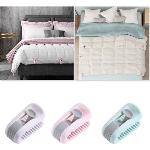 6pcs Quilt Blanket Clip No Needle Safety Invisible Bed Cover Sheet Holder Household Non-Slip Device Bedspread Bed sheet Fixator