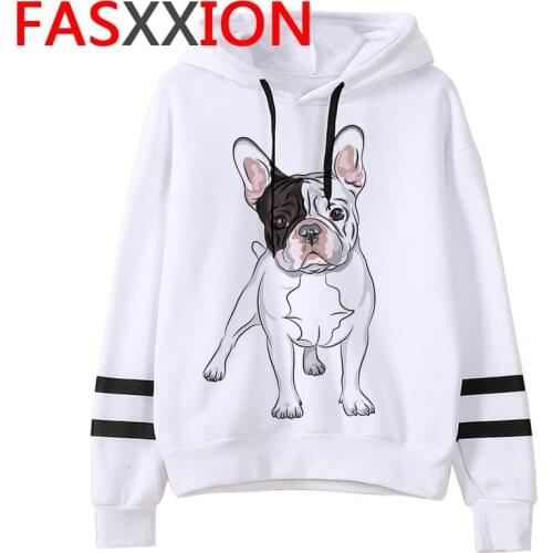 French Bulldog hoodies women anime streetwear 2021 plus size female hoody clothing printed