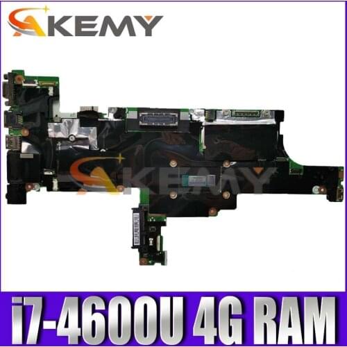 Akemy For Lenovo ThinkPad T440S laptop Mainboard NM-A052 Motherboard i7-4600U with 4GB RAM T440S motherboard mainboard test OK