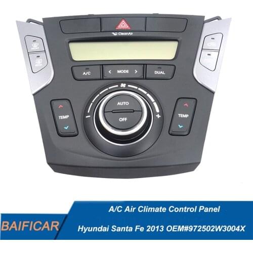 Baificar Brand New Genuine A/C Air Climate Control Panel 972502W3004X For Hyundai Santa Fe 2013