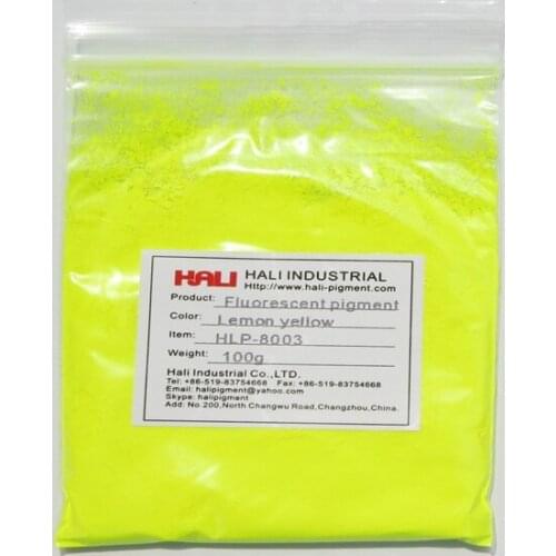 Fluorescent powder,fluorescent pigment,water-based colour paste pigment,item:HLP-8001..8005,color:lemon yellow,pink..,1lot=100g
