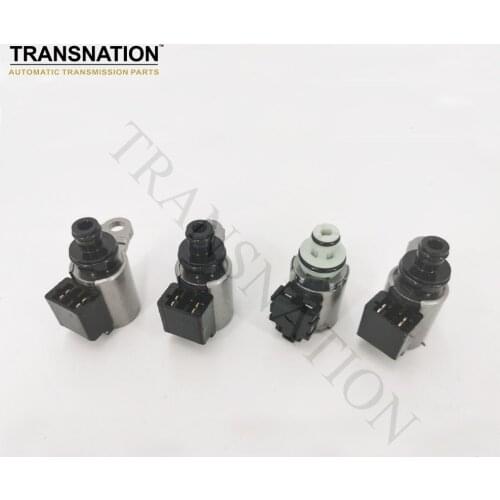 JF011E RE0F10A CVT Auto Transmission Solenoid Valve Kit 4 PCS/SET Fit For MITSUBISHI NISSAN TEANA Transnation 033420N-QX