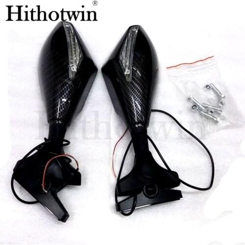Motorcycle Rearview Mirror with turning light For Kawasaki YZF600R Thunderent 1996-2006 YZF1000R Thunderent 1996-2006 ZG1400 2