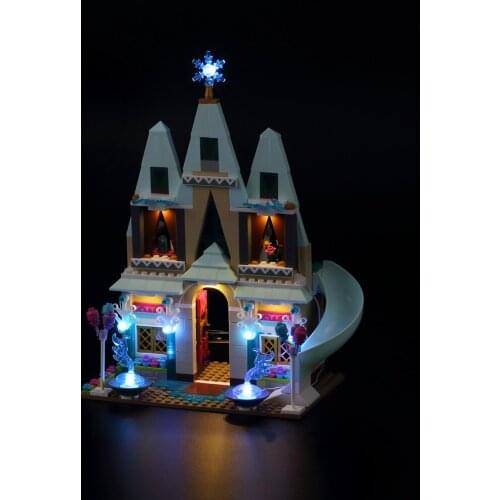 Led Light Kit For 41068 Compatible with Friend Elsa Anna Arendelle Castle Celebration Model
