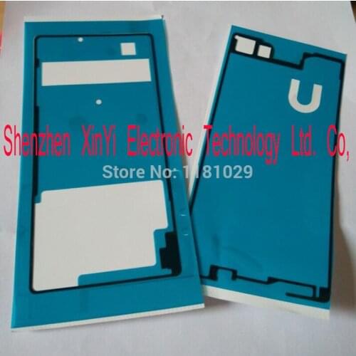 New 1Sets (2pcs)Front LCD Frame Adhesive+Back Cover Adhesive Sticker Tape for Sony Xperia Z4 Free Shipping