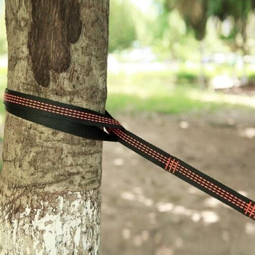 Upgrade Camping Hammock Adjustable Tree Hanging Hammock Straps Climbing Rope Aerial Yoga Hammock Belt Bearing Weight 300KG