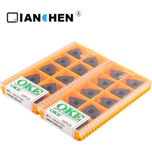 Original quality OKE 10pcs/lot high precision high performance high strength CNC WNMG080408 OC3115D industry carbide inserts