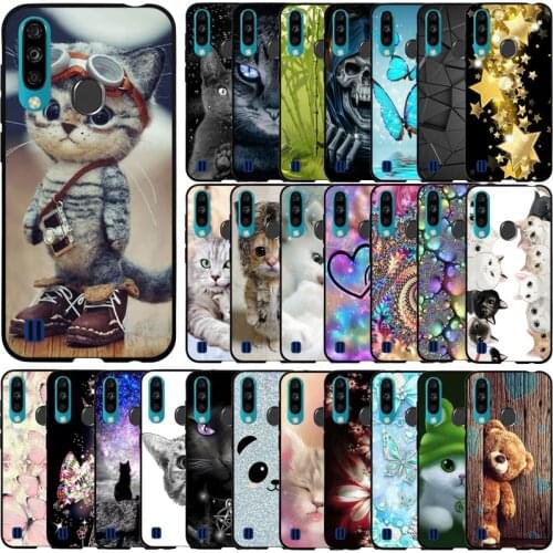 Silicon Case For ZTE Blade A7 2020 Cases Full Protection Soft Tpu Back Cover On ZTE Blade a7 a 7 2020 Phone Shell Bag Coque Cat