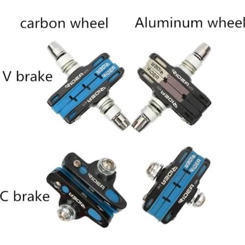 Ridea brake pad carbon aluminum wheel for brompton C brake birdy V brake folding bike general