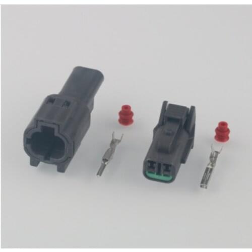 100-200 sets 2 Pin 82824-52130 Male Female Auto Flashlight Connector Housing Plug DJ7029A-1.5-11/21
