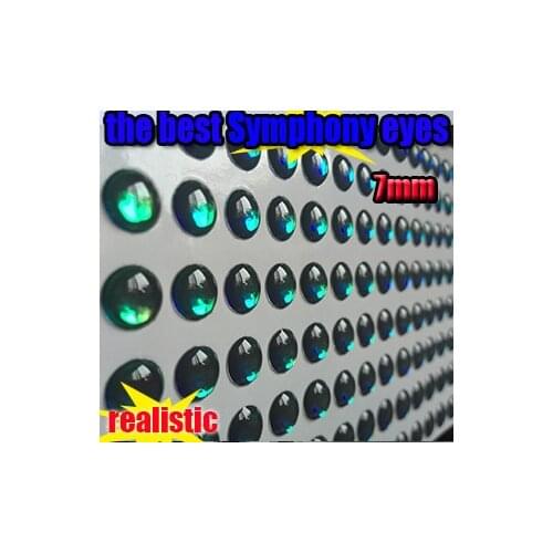 2015new fishing lure eyes symphony eyes size:7MM quantity:1500pcs/lot the best lure eyes