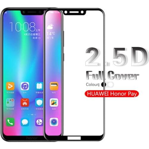 2.5D Edge Anti-Scratch Full Coverage Tempered Glass For Huawei Honor Play 6.3" COR-AL00 COR-TL10 Screen Protector White & Black