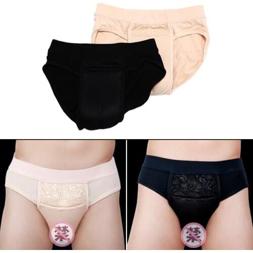 2Colors Hot Sale Control Panty Gaff Camel Toe Transgender Crossdresser Shemale Panty Underwear Crossdresser