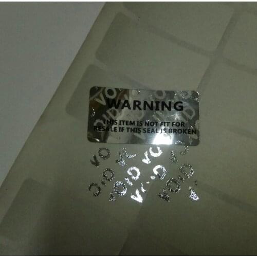 200pcs Hologram VOID IF REMOVED Security Tamper Evident Warranty Stickers