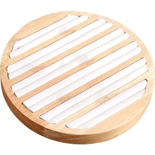 Promotion! 1 Pc Rings Display Tray Wooden Round Ring Holder Showing Plate Jewelry Organizer Showcase for Shop White