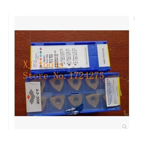 Free Shipping 10pcs/lot U drill blade WCMX080412R-53 YBG201 Cemented Carbide Cutting tools turning insert