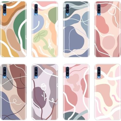 Phone Case For Samsung Galaxy A10 A20 A30 A40 Silicone Soft Aesthetic Art Back Cover For Samsung Galaxy A80 A70 A60 A50 Case
