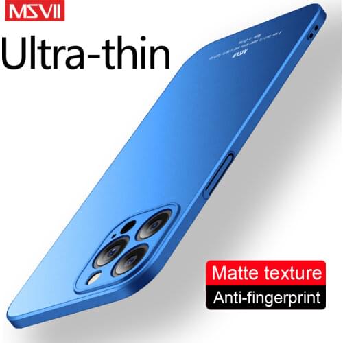 For iPhone 11 Pro Max Case MSVII Matte Coque For Apple iPhone X XR XS Max iPhonex Hard PC Cover For iPhone 12 Mini Pro Max Cases