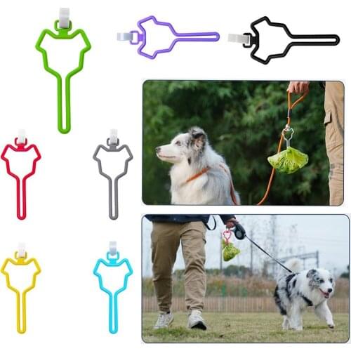 Dog Poop Bag Holder Hands Free Outdoor Walking Waste Poop Bag Dispenser For Dog Waste Carrier Clean Tools Pet Cleaning Supplies