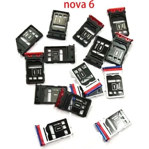 For Huawei nova 6 Micro Sim Card Holder Slot Tray Replacement Adapters
