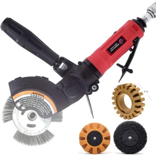 Surface durable rust removal Tool air Pneumatic grinder Decals remove Rubber Eraser glue sander grinding stainless wire brush